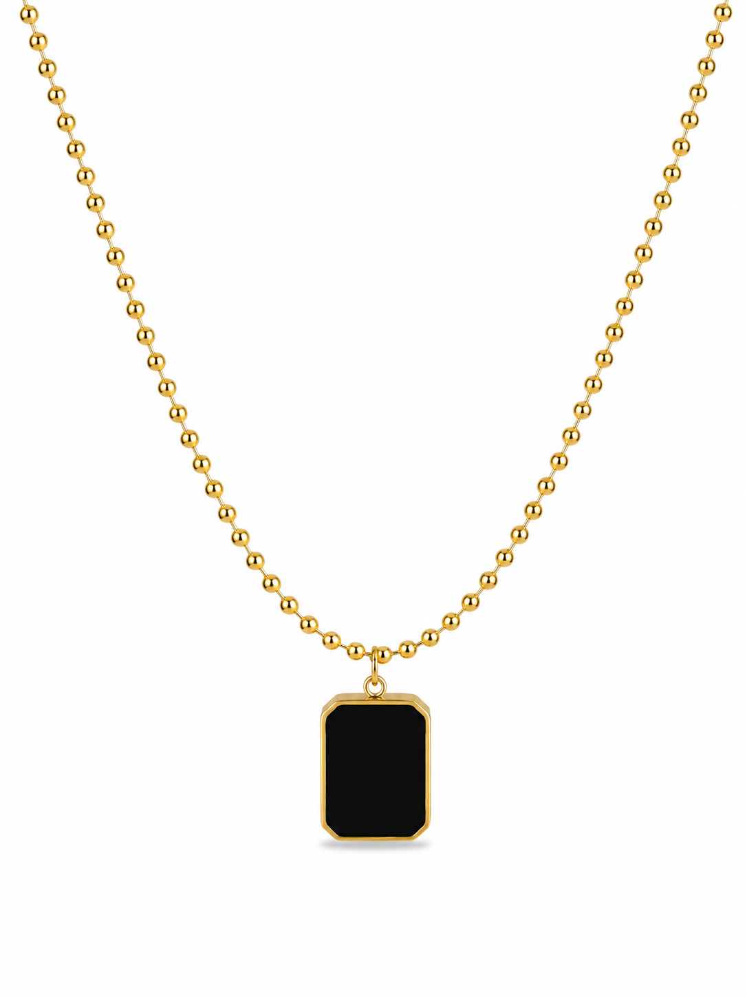 Midnight Monolith Pendant Necklace