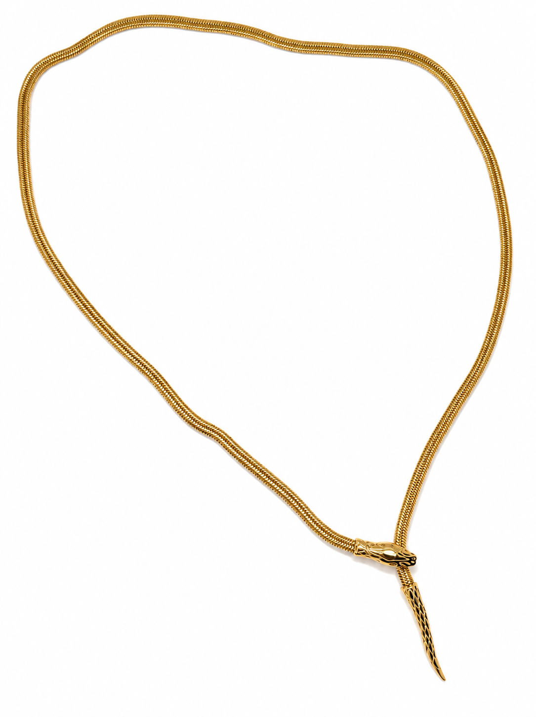 Serpentine Lariat Necklace