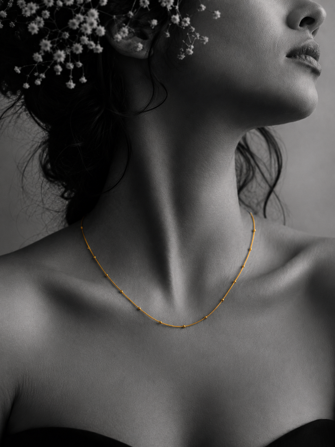 Celestial Bead Chain Necklace