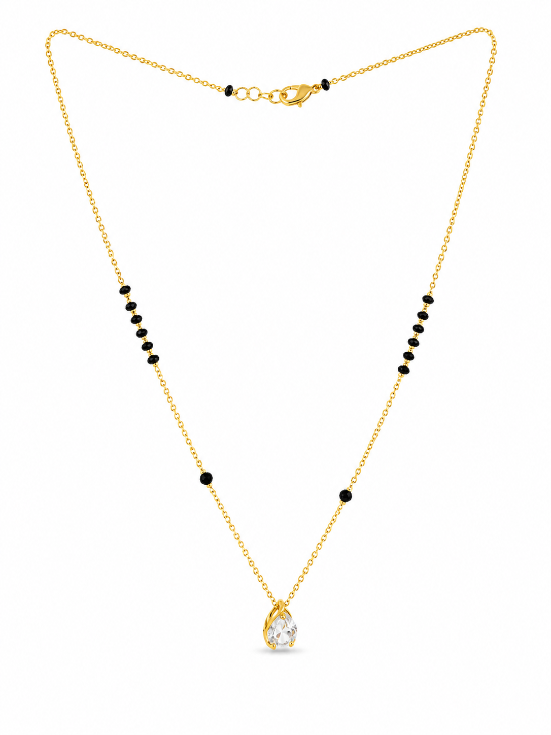 Midnight Drop Pendant Necklace