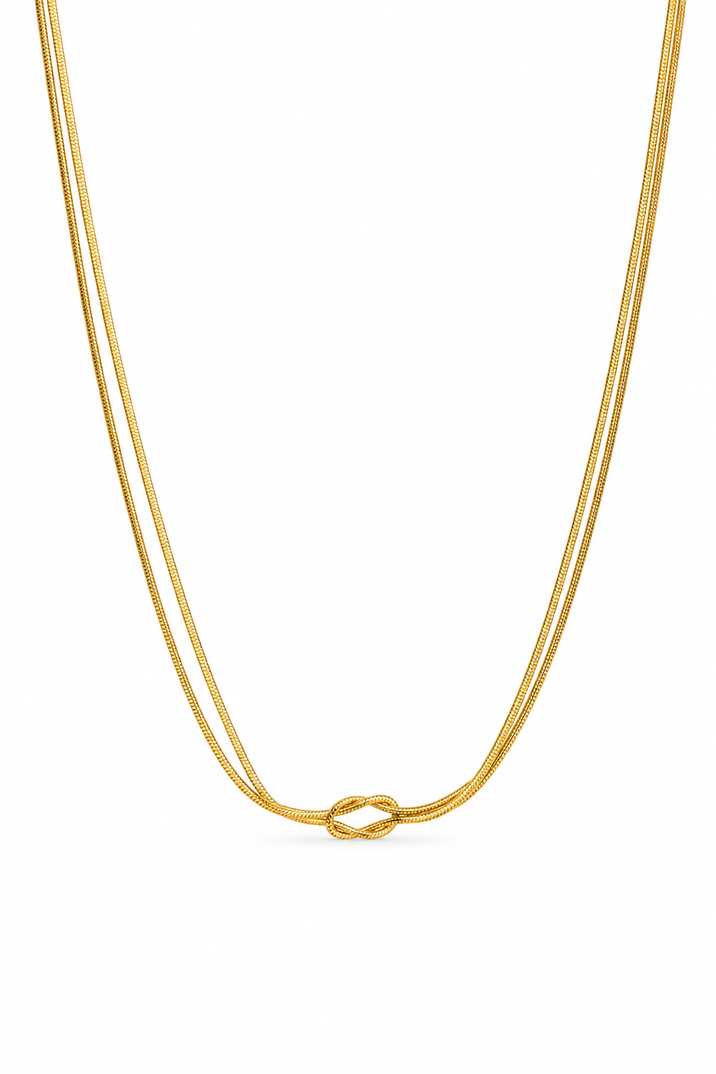 Infinity Knot Layered Necklace