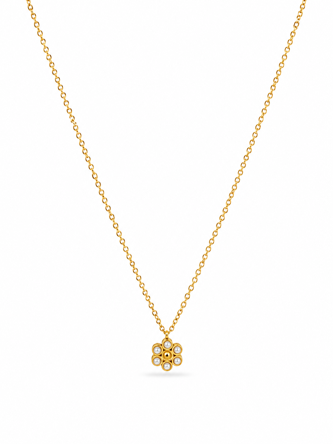 Pearl Bloom Pendant Necklace
