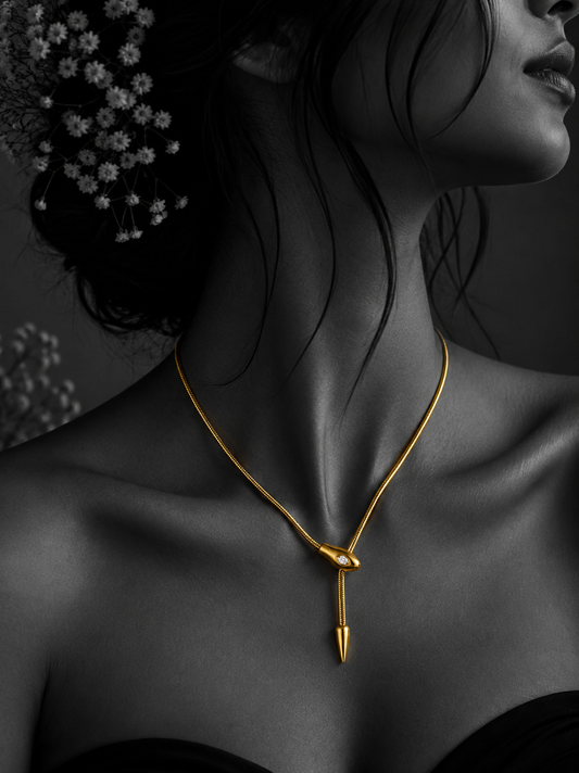 Solstice Drop Lariat Necklace