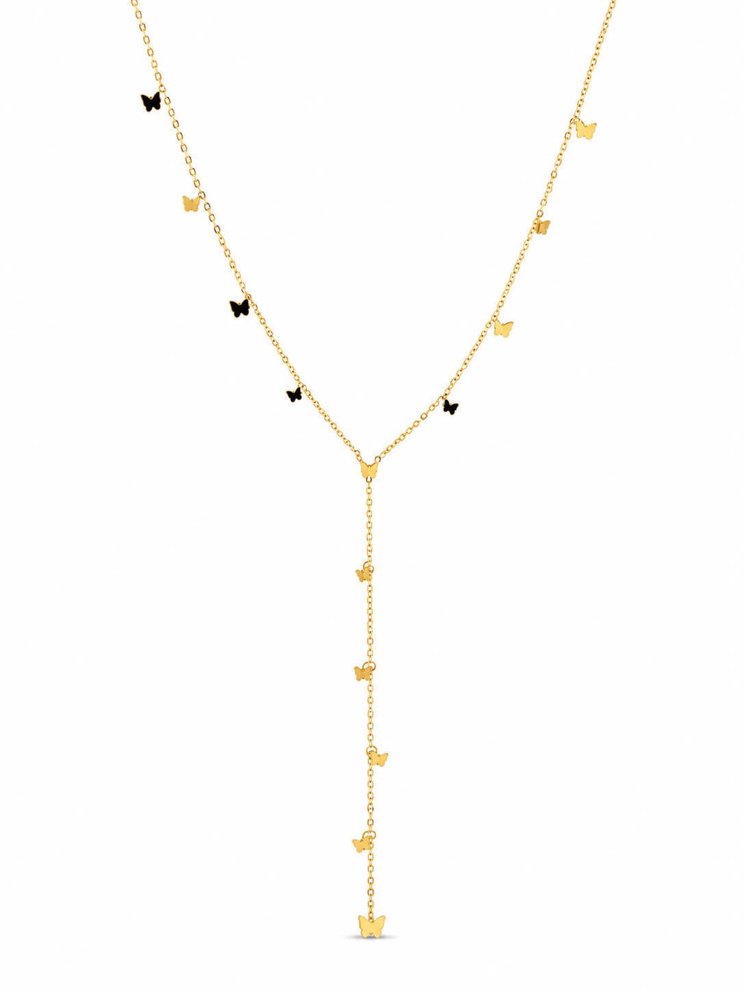 Flutter Bloom Butterfly Y-Necklace
